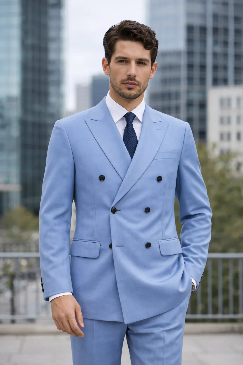 Gregory | Double-Breasted Tailored Suit