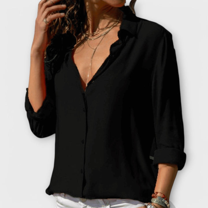 Lorna | Relaxed Button-Up Blouse