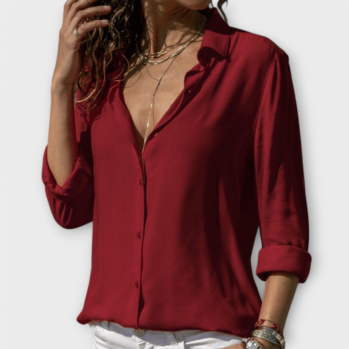 Lorna | Relaxed Button-Up Blouse