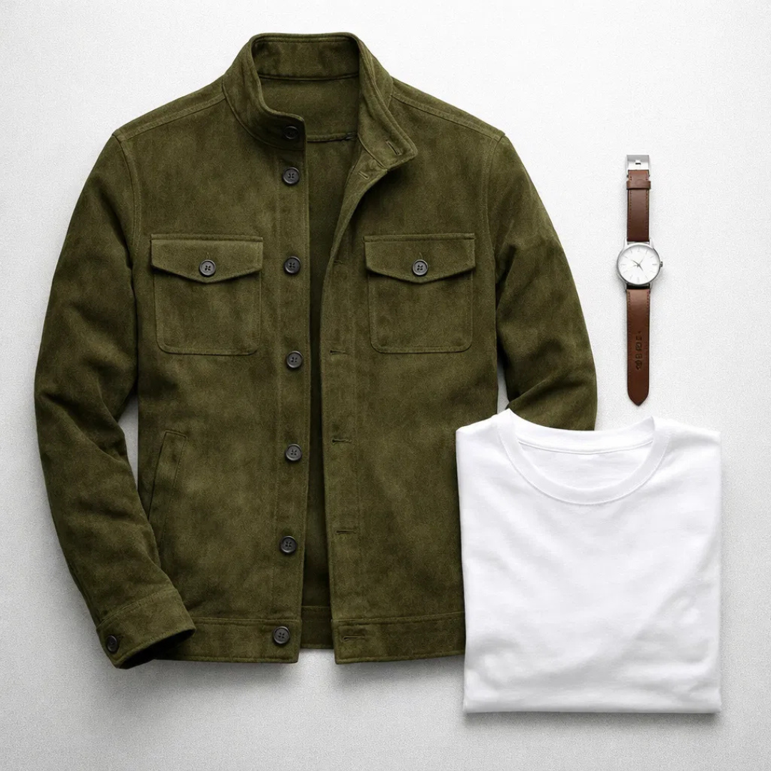 Wallace | Classic Pocket Suede Jacket