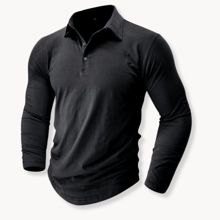 Dalton | Casual Long Sleeve Collared Polo