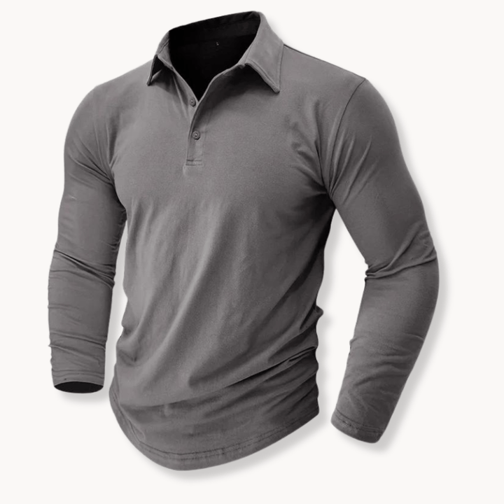 Dalton | Casual Long Sleeve Collared Polo