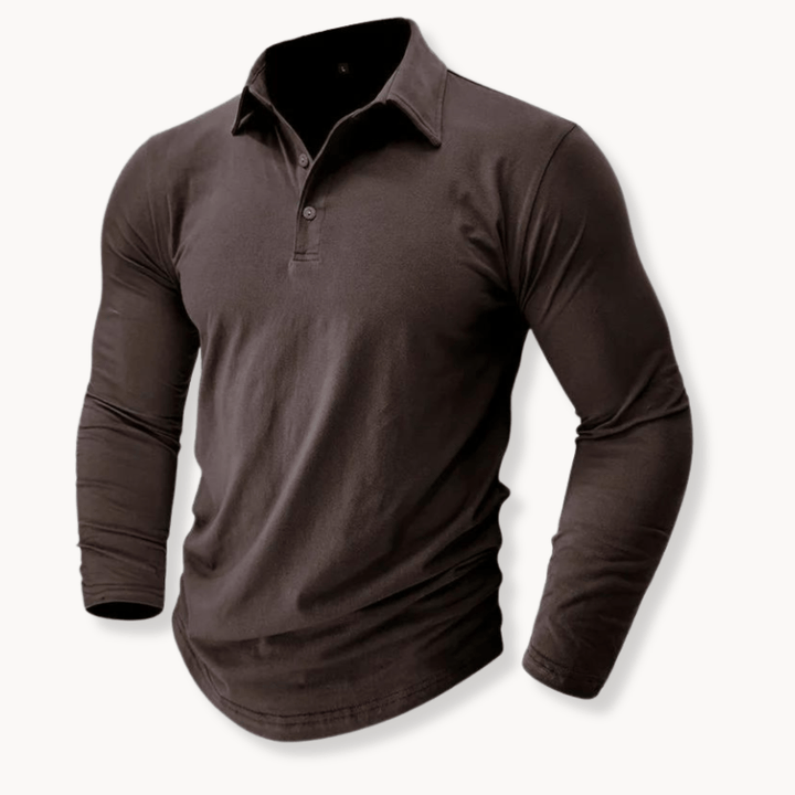 Dalton | Casual Long Sleeve Collared Polo
