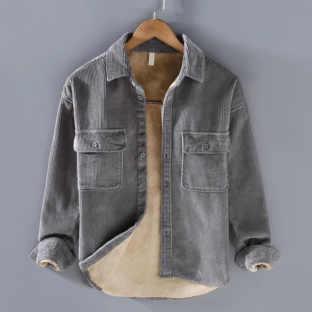 Spencer | Warm Ribbed Overshirt Jacket
