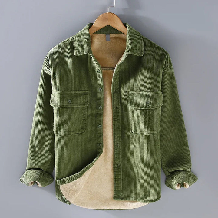 Spencer | Warm Ribbed Overshirt Jacket