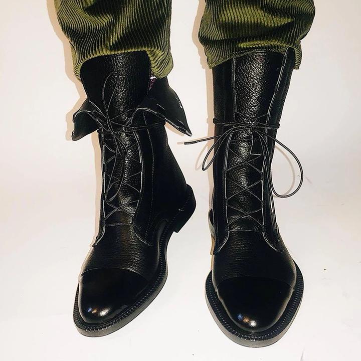 Evelyn | Classic Lace-Up Ankle Boots