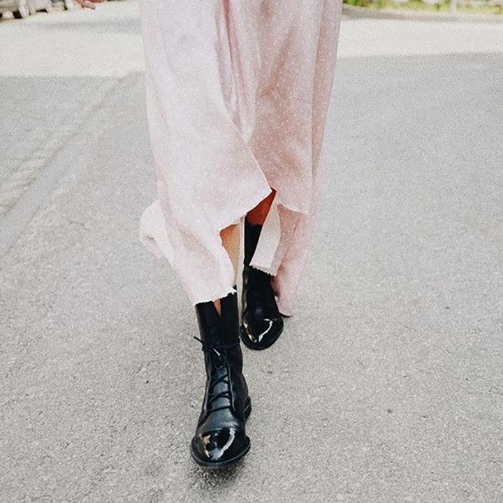 Evelyn | Classic Lace-Up Ankle Boots