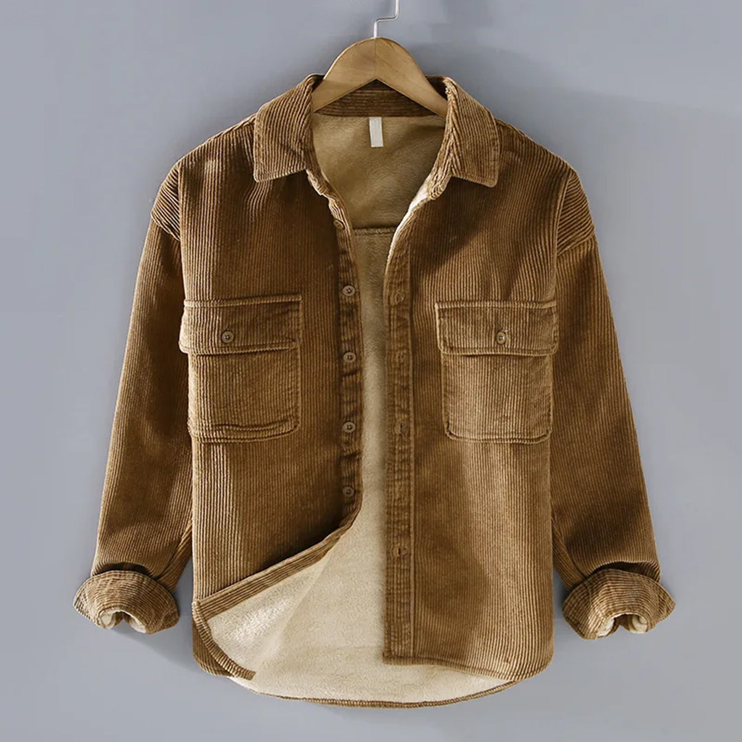 Spencer | Warm Ribbed Overshirt Jacket