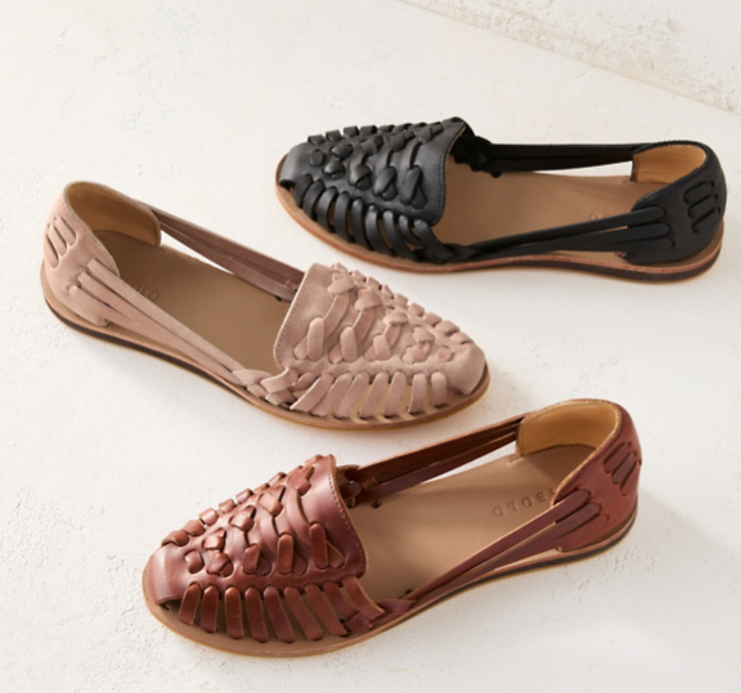Odette | Woven Slip-On Flats