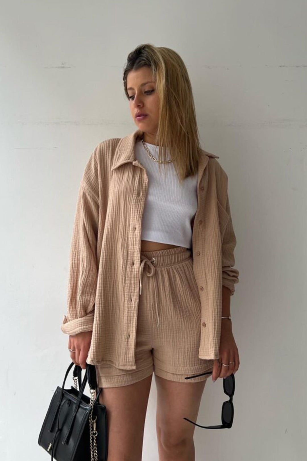 Aurora | Stylish Cardigan and Short Set