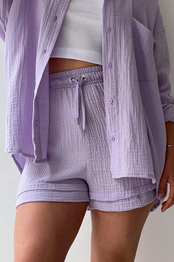 Aurora | Stylish Cardigan and Short Set
