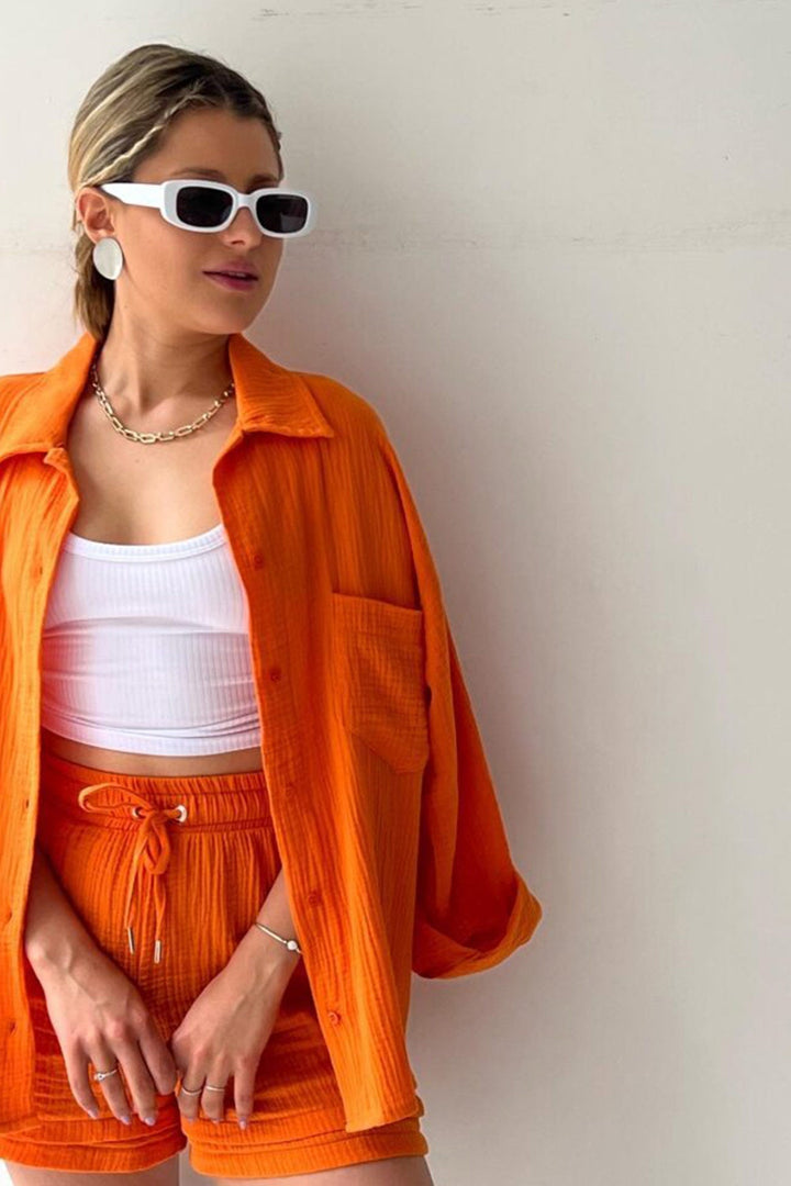 Aurora | Stylish Cardigan and Short Set