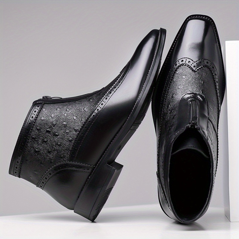 Shaun | Premium High Cut Ostrich Shoes
