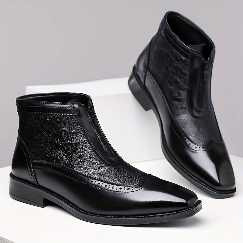 Shaun | Premium High Cut Ostrich Shoes
