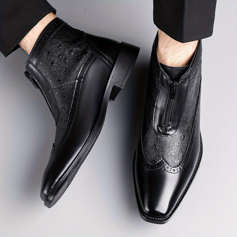 Shaun | Premium High Cut Ostrich Shoes