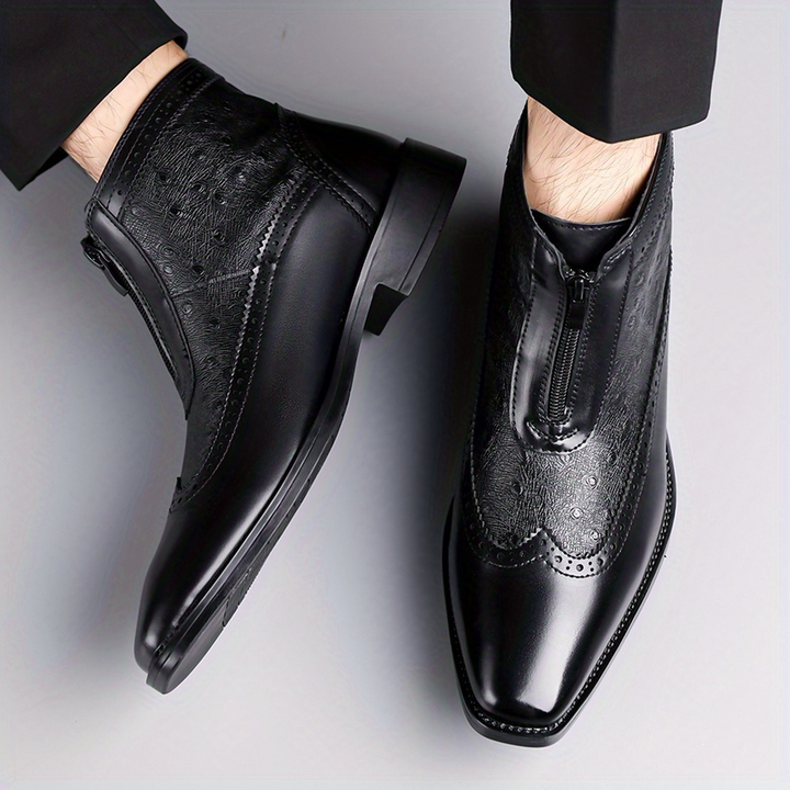Shaun | Premium High Cut Ostrich Shoes
