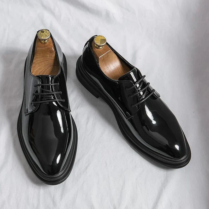 Sterling | Polished Lace-Up Derby Shoes