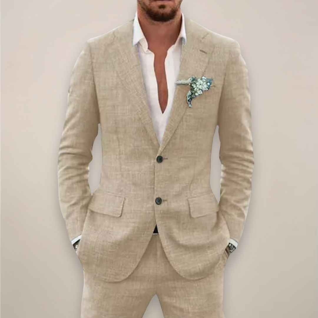 Rutherford | Refined Single-Breasted Two-Piece Set