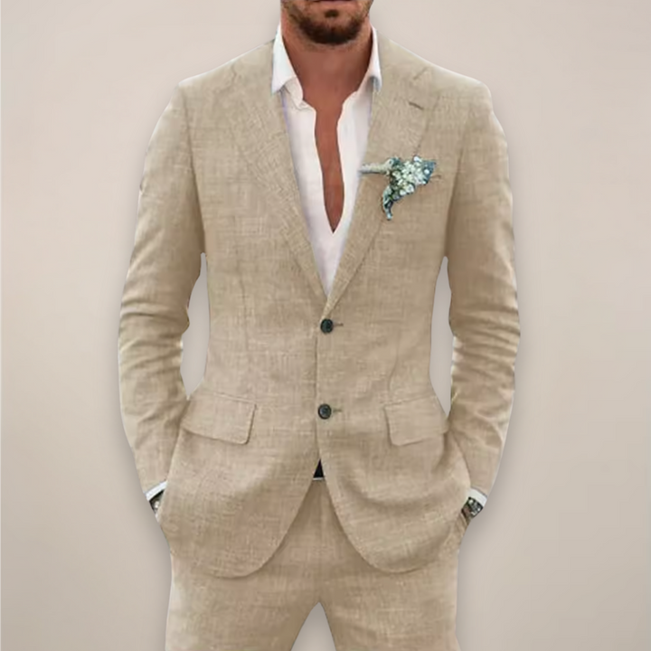 Rutherford | Refined Single-Breasted Two-Piece Set