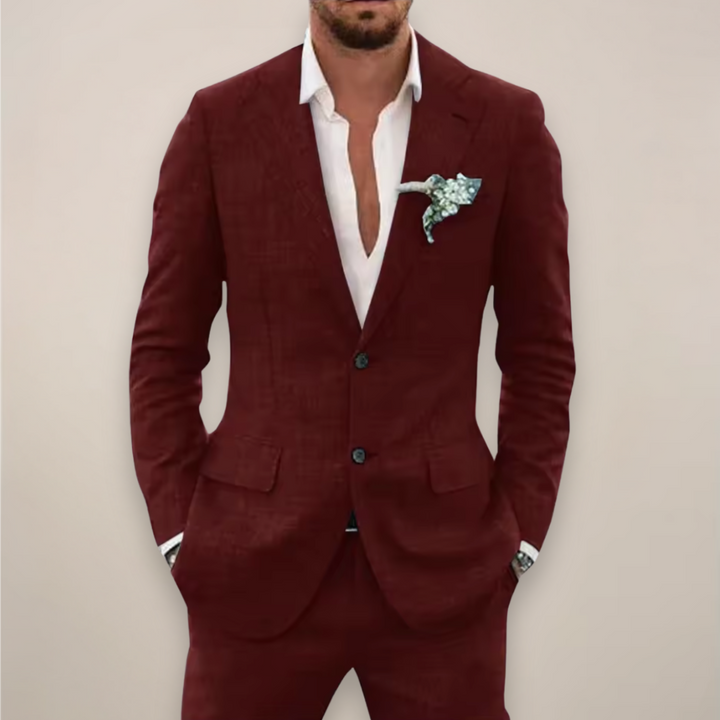 Rutherford | Refined Single-Breasted Two-Piece Set