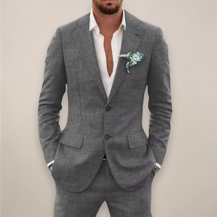 Rutherford | Refined Single-Breasted Two-Piece Set