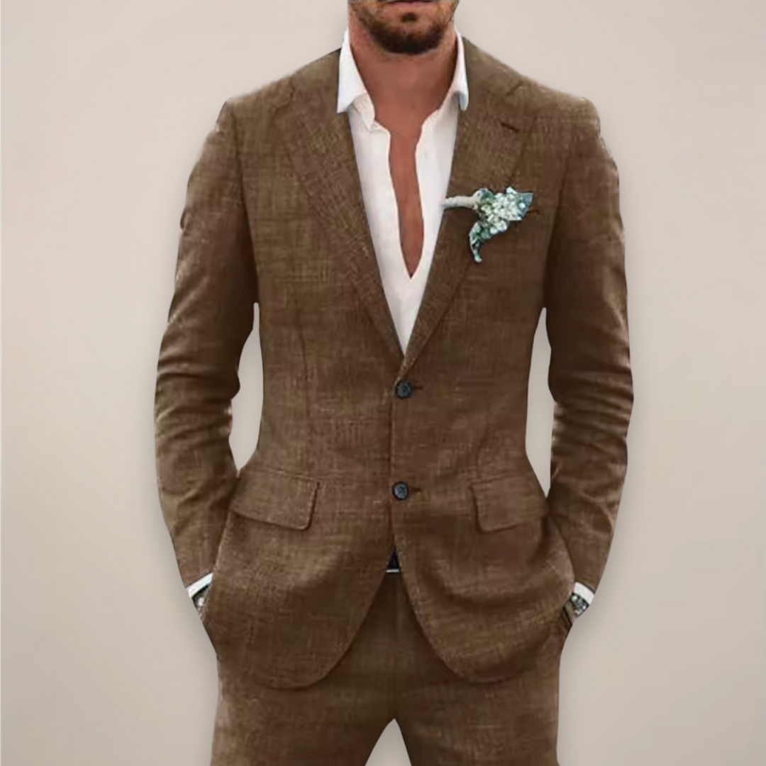 Rutherford | Refined Single-Breasted Two-Piece Set
