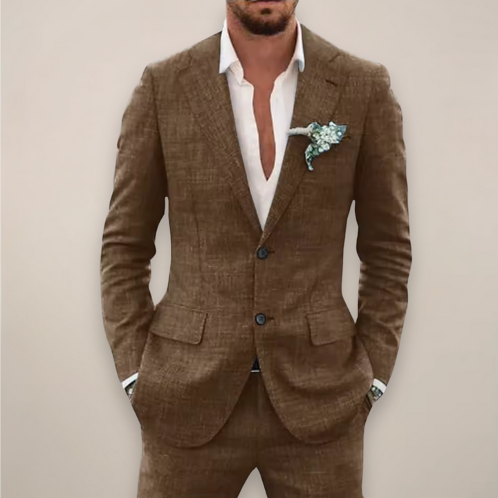 Rutherford | Refined Single-Breasted Two-Piece Set