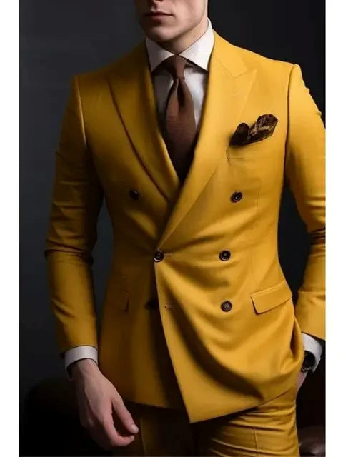 Gregory | Double-Breasted Tailored Suit