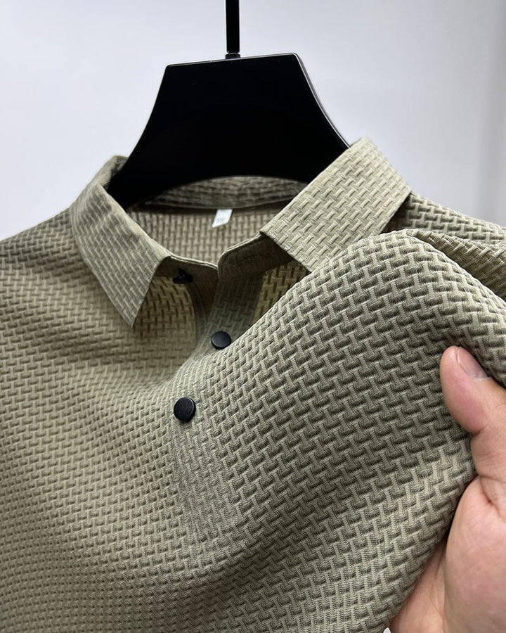 Nicolas | Stylish Button-Up Polo Shirt