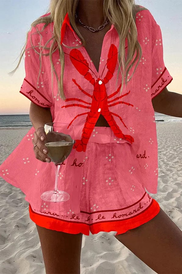 Elena | Printed Summer Two-Piece Set