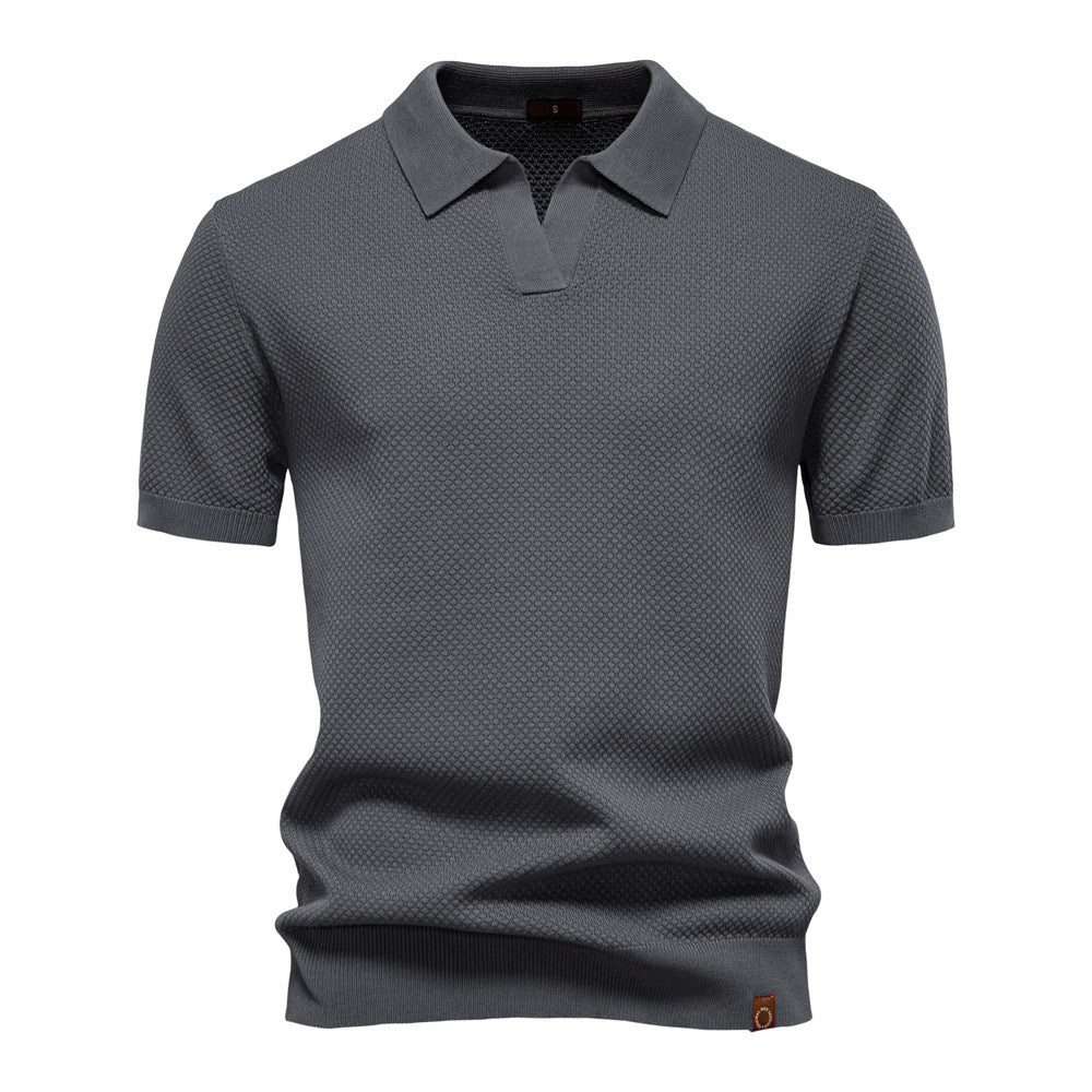 Harvey | Classic Textured Polo Shirt