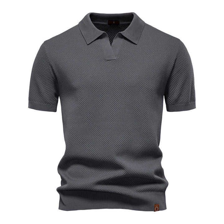 Harvey | Classic Textured Polo Shirt