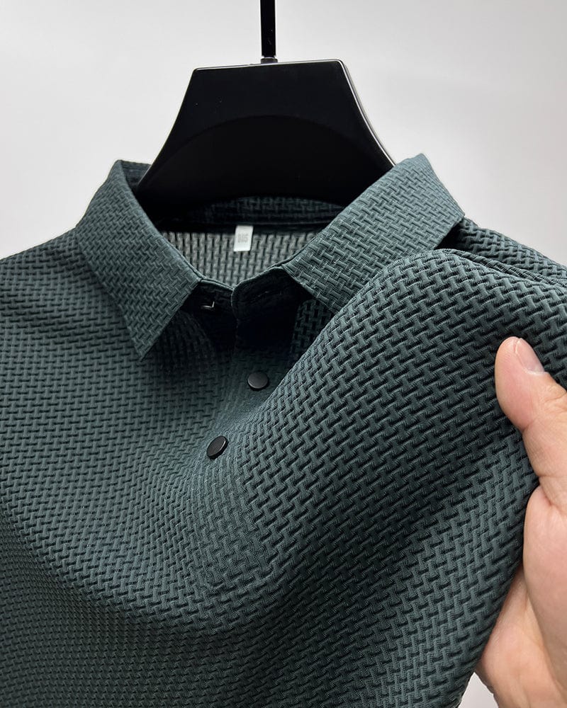 Nicolas | Stylish Button-Up Polo Shirt