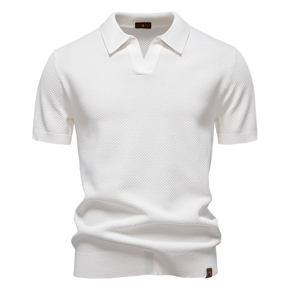 Harvey | Classic Textured Polo Shirt
