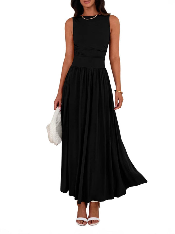 Melanie | Chic Sleeveless High-Waisted Dress