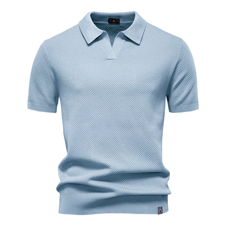 Harvey | Classic Textured Polo Shirt