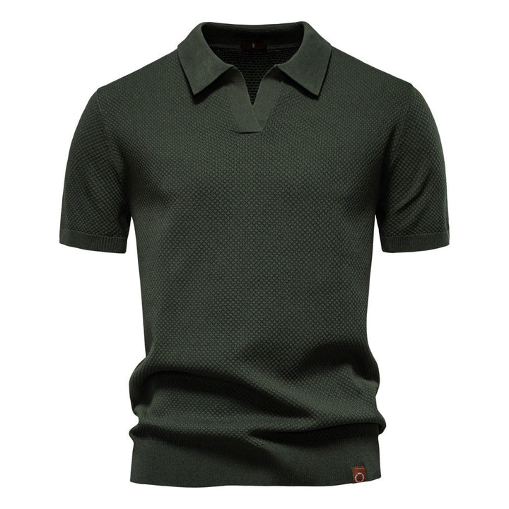 Harvey | Classic Textured Polo Shirt