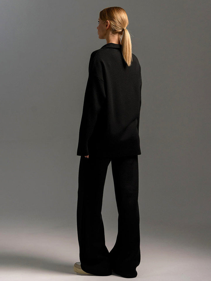 Simone | Relaxed Collared Two-Piece Set