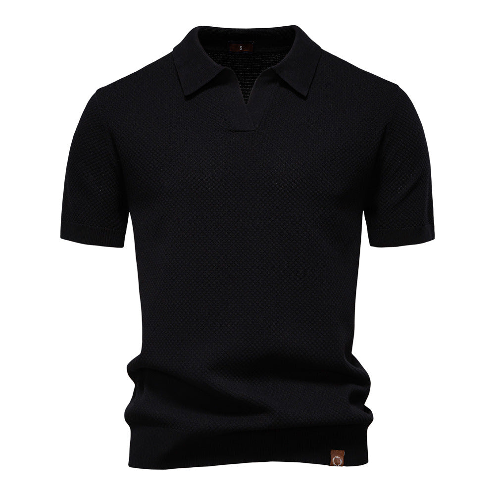 Harvey | Classic Textured Polo Shirt