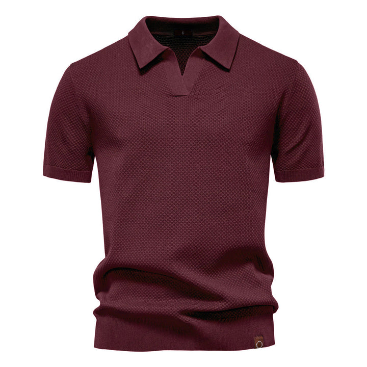 Harvey | Classic Textured Polo Shirt