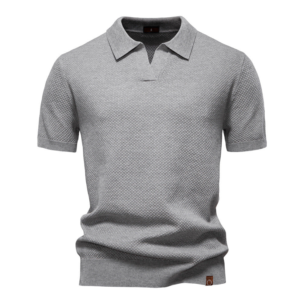 Harvey | Classic Textured Polo Shirt