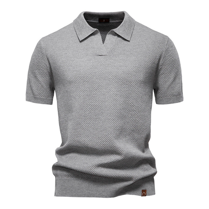Harvey | Classic Textured Polo Shirt