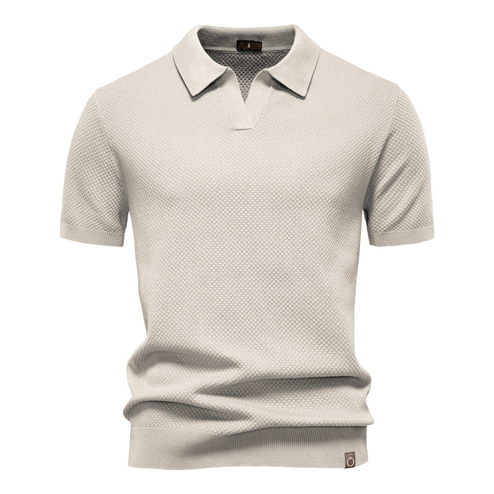 Harvey | Classic Textured Polo Shirt