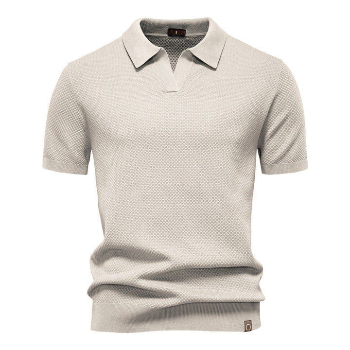 Harvey | Classic Textured Polo Shirt