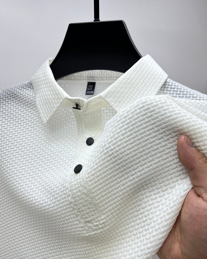 Nicolas | Stylish Button-Up Polo Shirt