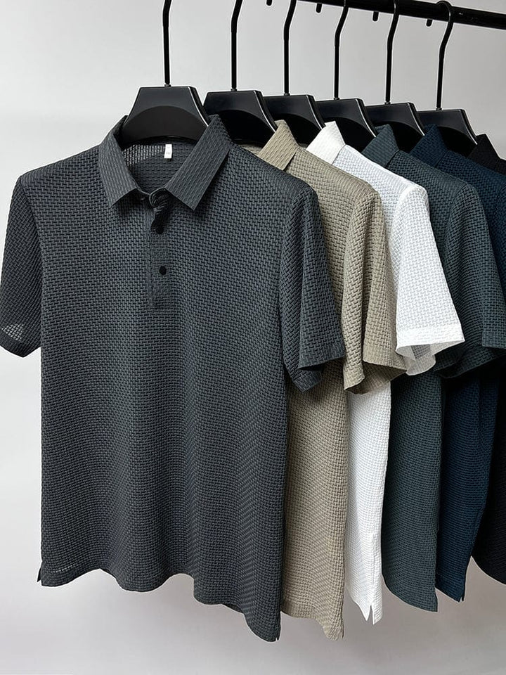 Nicolas | Stylish Button-Up Polo Shirt