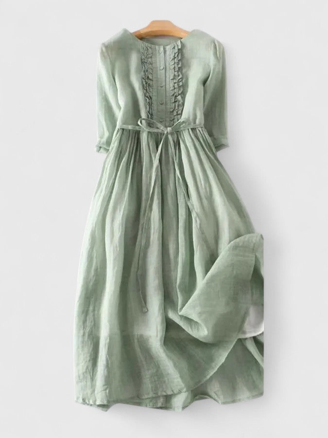 Clarity | Elegant Mid Sleeve Lace Dress