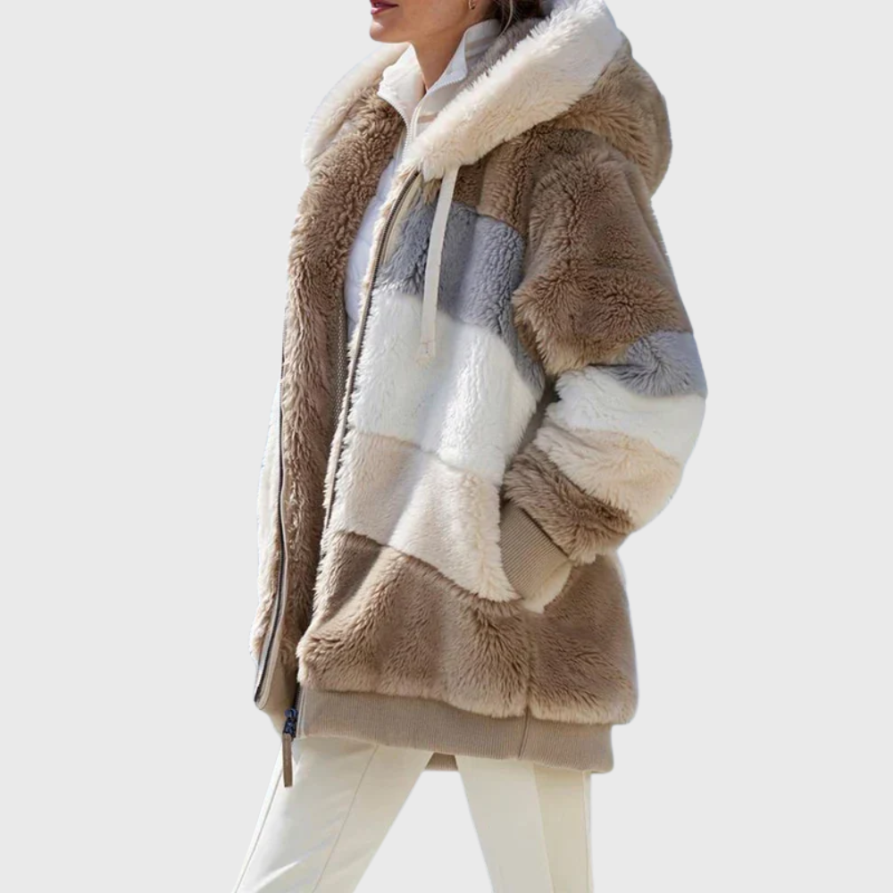 Valencia | Elegant Multicolor Warm Puffer jacket