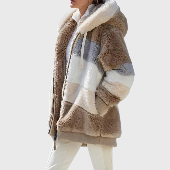 Valencia | Elegant Multicolor Warm Puffer jacket