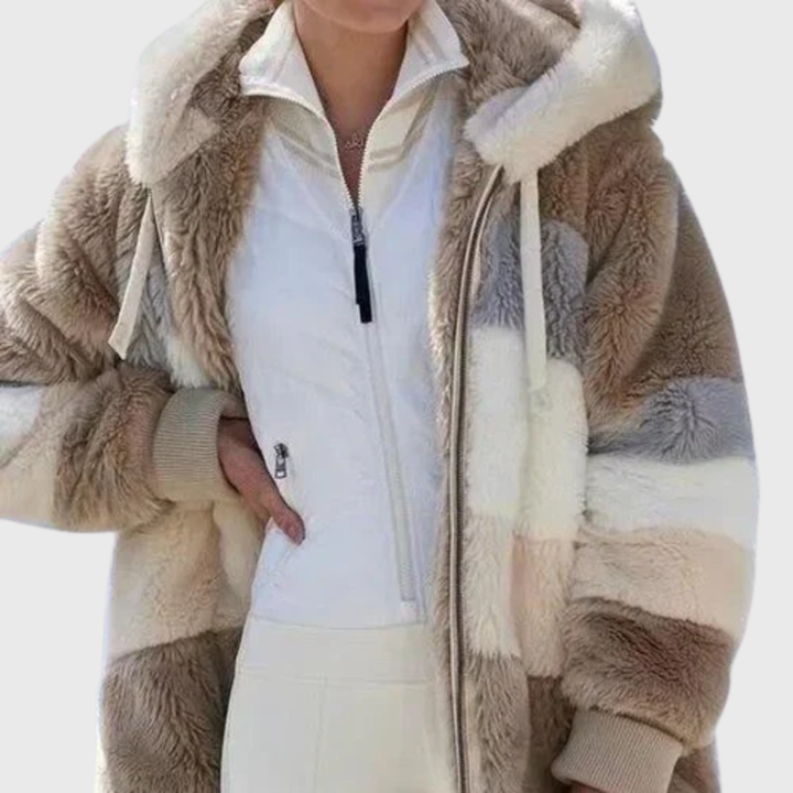 Valencia | Elegant Multicolor Warm Puffer jacket